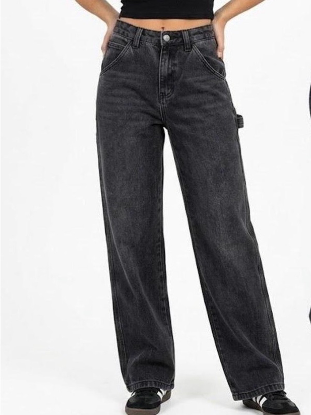 J.Galt black Carpenter Jeans - Classic Workwear Style